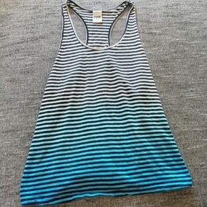 Pink Victoria Secret striped tank top medium